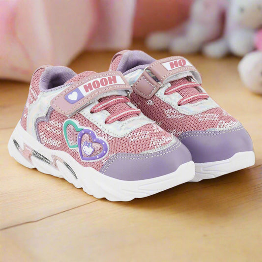 Hello Kitty Girls' Sneakers – Pink & Lavender