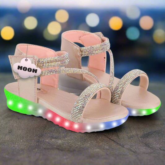 Fancy Velcro Leather Sandals for Girls (0 Months to 15 Years)