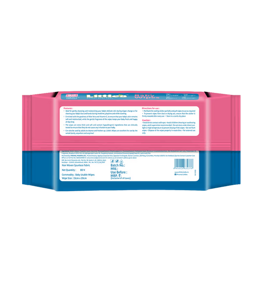 Little's Skincare Baby Wipes (80 Pcs)