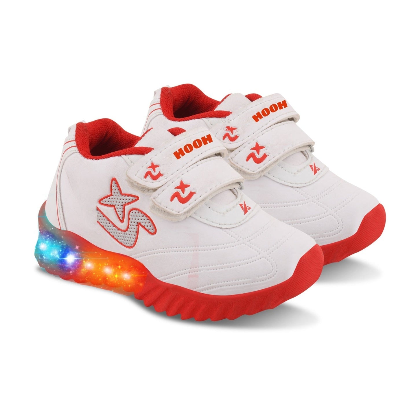 Red Colored Kid’s Unisex LED Shoes