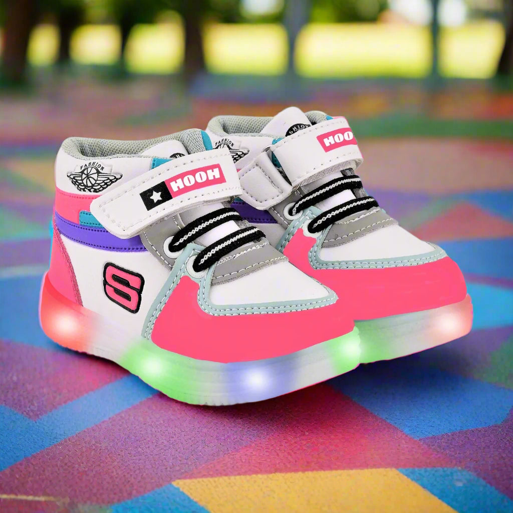 HOOH kids Colored Kid’s Unisex Nitro LED Shoes