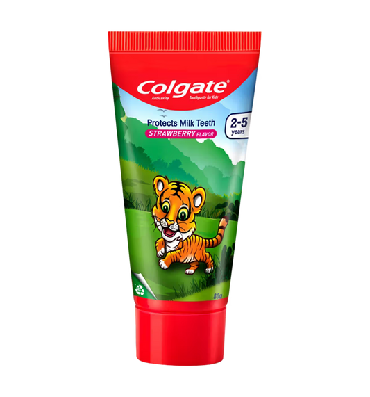 Colgate Kids Toothpaste with Strawberry Flavour (80gm)
