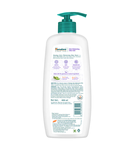 Himalaya Moisturizing Baby Wash (400 ml)