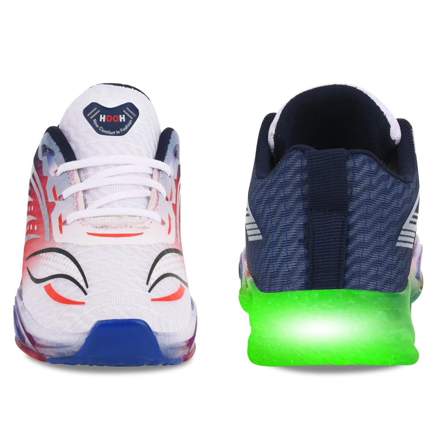 WAVE Kids' LED Sneakers – Light-Up Canvas Shoes for Boys & Girls