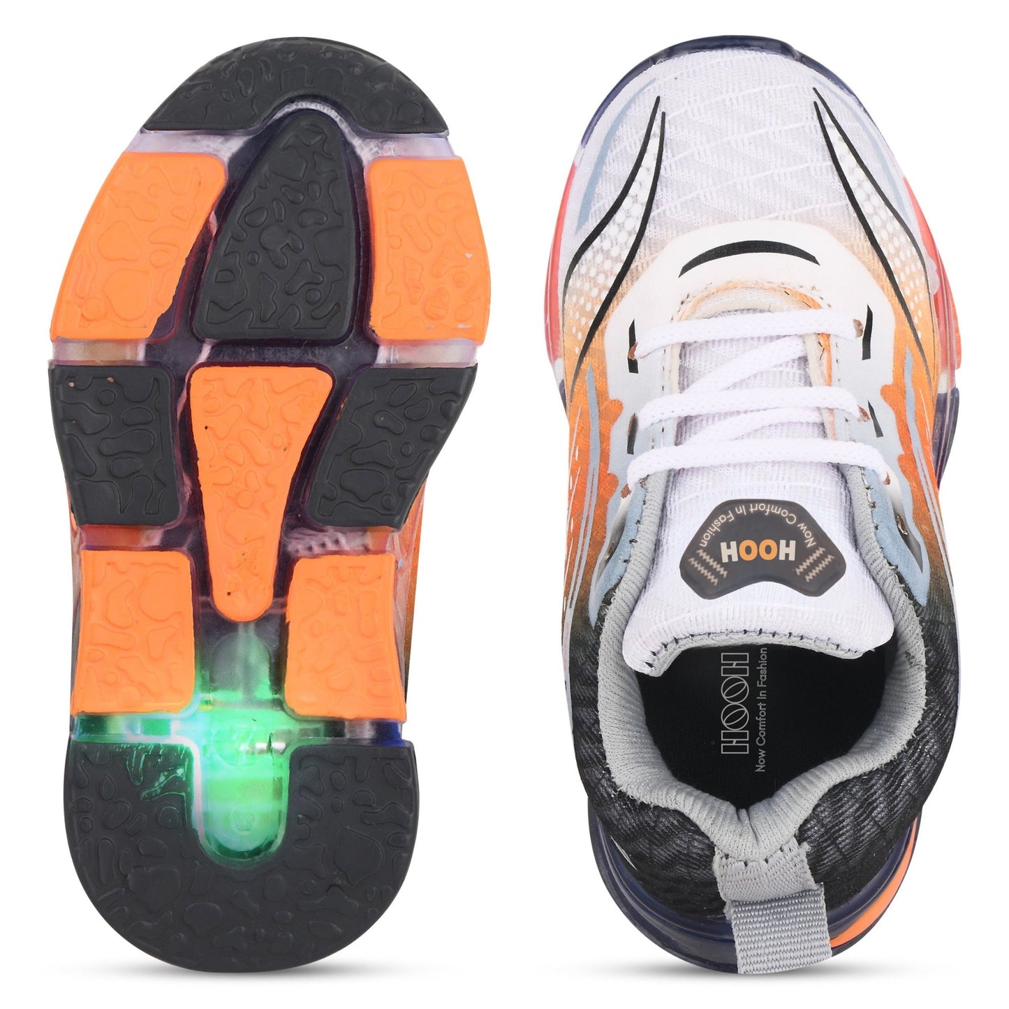 WAVE Kids' LED Sneakers – Light-Up Canvas Shoes for Boys & Girls