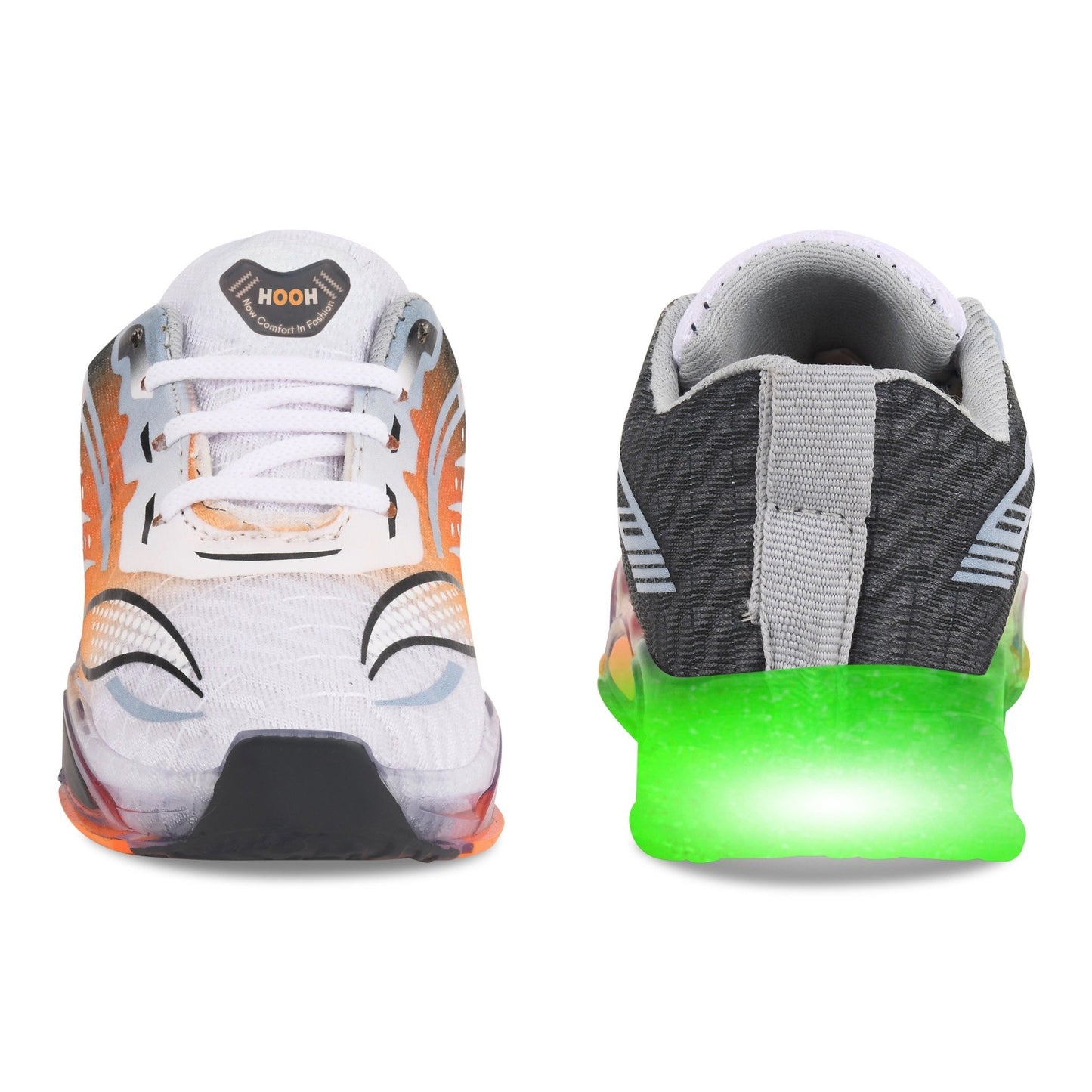 WAVE Kids' LED Sneakers – Light-Up Canvas Shoes for Boys & Girls