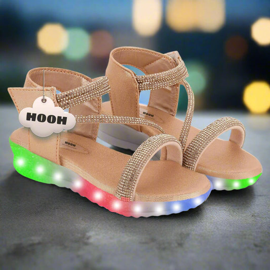 Fancy Velcro Leather Sandals for Girls (0 Months to 15 Years)