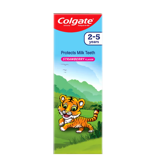 Colgate Kids Toothpaste with Strawberry Flavour (80gm)