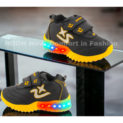 Red Colored Kid’s Unisex LED Shoes