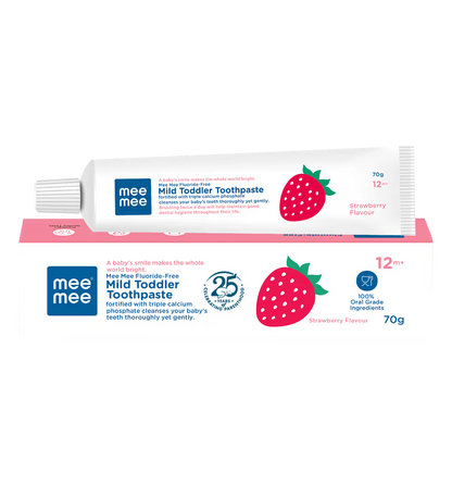 Mee Mee Kids Toothpaste with Strawberry Flavour (70 Gm)