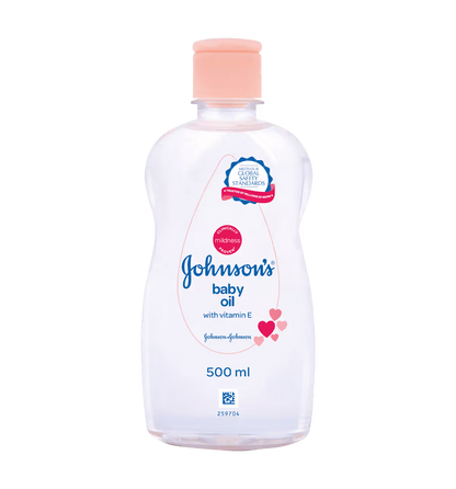 Johnson's Baby  Vitamin E  Massage Oil (500ml)
