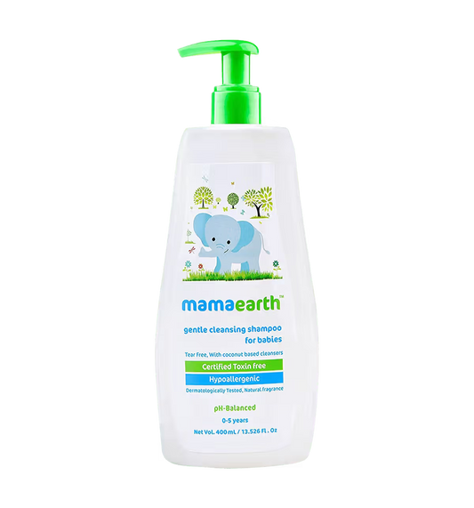 Mamaearth Gentle Cleansing Baby Shampoo (400 ml)
